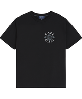 Men T-Shirt Logo Printed - Vilebrequin x BAPE® BLACK Black front view