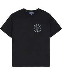 Men Others Printed - Men T-Shirt Logo Printed - Vilebrequin x BAPE® BLACK, Black front view