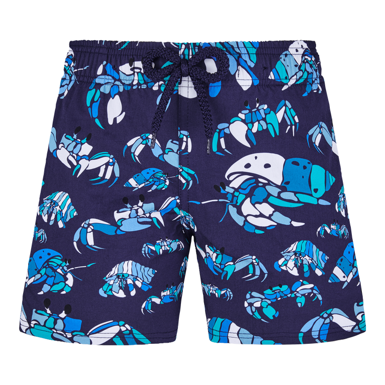 Boys Stretch Swim Shorts Hermit Crabs - Swimming Trunk - Jirise - Blue - Size 14 - Vilebrequin