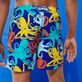 男士 Octopussy 游泳短裤 Purple blue 背面穿戴视图