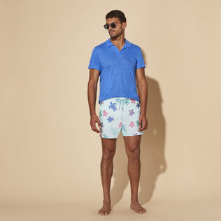 Men Swim Shorts Embroidered Tortue Multicolore - Limited Edition Thalassa dettagli vista 1