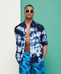 Tie and Dye Outfit für Herren  Vorderansicht
