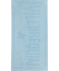 Cotton Beach Towel Natural Mineral Dye Source front view