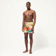 Men Swimwear Gra - Vilebrequin x John M Armleder Multicolor front worn view