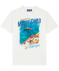 Men Cotton T-shirt Monte Carlo Off white 正面图