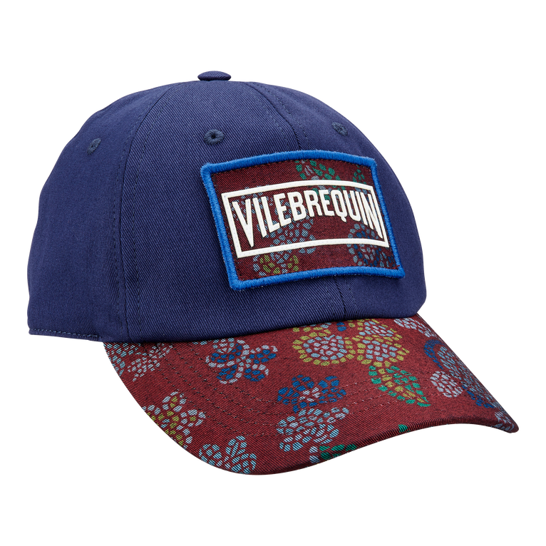 Men Printed Cap Mosaïque - Capilla - Blue - Size OSFA - Vilebrequin