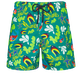 Pantaloncini mare uomo ultraleggeri e ripiegabili Naive Fish Emerald vista frontale