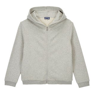 Sudadera gris niño top