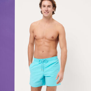 Bañador con estampado Octopus Band reactivo al agua para hombre Lazulii blue detalles vista 4