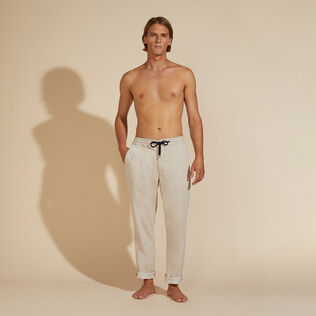 Men Cotton Modal Jogger Pants Hemp front worn view