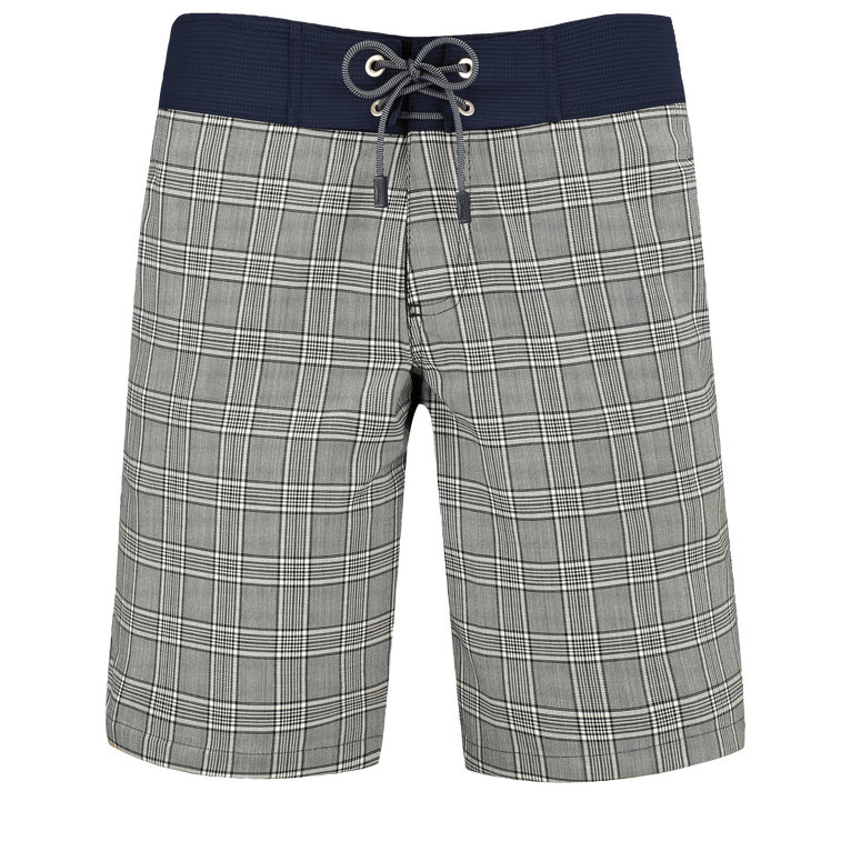 Pantaloncini Mare Uomo Prince De Galles - Costume Da Bagno - Mailey - Blu