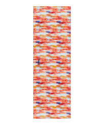 Pareo de gasa de algodón con estampado Ikat Flowers unisex Multicolores vista frontal