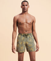Men Swim Trunks Embroidered VBQ Turtles - Limited Edition Olivier front worn view