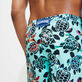 Lange Screen Turtles Stretch-Badeshorts für Herren Lagune Details Ansicht 2