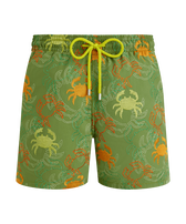 Pantaloncini mare uomo ricamati Crab Balloons Camouplage vista frontale