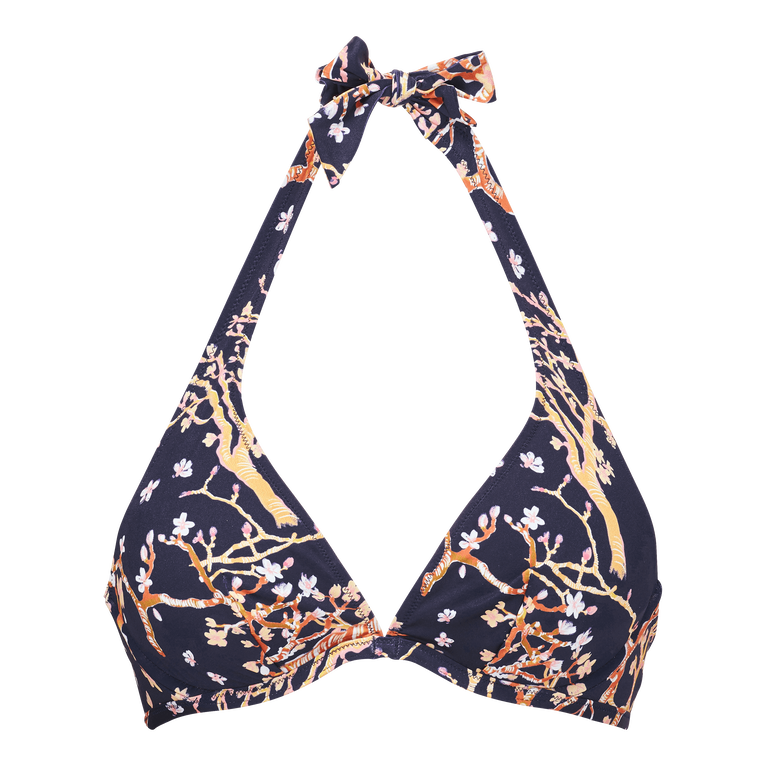 Women Underwire Bikini Top Sweet Blossom - Faith - Blue - Size M - Vilebrequin