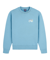 Wave Unisex-Sweatshirt aus Baumwolle mit Rundhalsausschnitt – Vilebrequin x Maison Kitsuné Breeze Vorderansicht