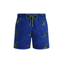 Men Swim Trunks Embroidered Flowers - Limited Edition Marrakech front view
