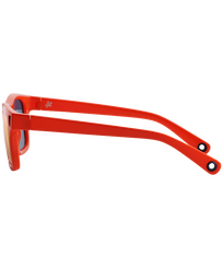 Gafas de sol de color liso unisex Neon orange vista frontal