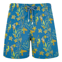 男士 Camo Seaweed 刺绣游泳短裤 - 限量版 Calanque 正面图