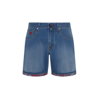 Men Denim Bermuda Shorts Crab Balloonss Med denim w2 front view