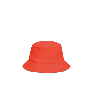 Unisex Terry Bucket Hat Poppy red back view