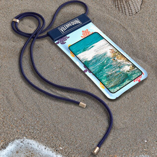 Waterproof phone Case Ronde Des Tortues Flax flower 正面穿戴视图