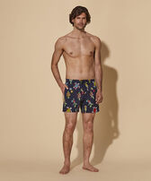 Men Swim Trunks Embroidered Mosaïque - Limited Edition Ink front worn view