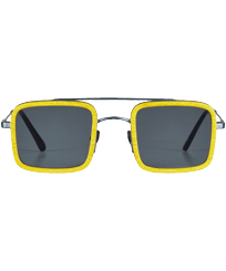 Lunettes de soleil bois de tulipier - VBQ x Shelter Tournesol vue de face