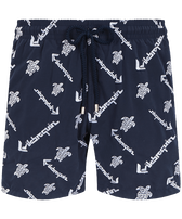 Men Swim Trunks Embroidered Vilebrequin Vilebrequin - Limited Edition Navy front view