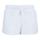 Pantalones cortos de color liso para niña Blanco vista frontal