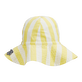 Gorro de algodón con estampado de rayas anchas para niña Sunflower vista frontal Gorro de algodón con estampado de rayas anchas para niña Sunflower vista frontal
