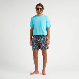 Men Swim Shorts Landscape Turtles Midnight details view 1
