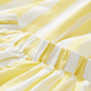 Girls Long Skirt Stripes Sunflower details view 1