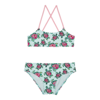 Girls Two Pieces Swimsuit Provencal Turtle Thalassa front view