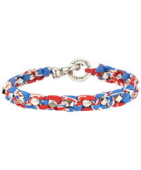 Bracelet unisexe Crabs & Shrimps- Vilebrequin x Gas Bijoux Coquelicot vue de face
