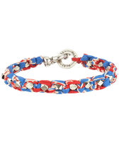 Unisex Bracelet Crabs & Shrimps- Vilebrequin x Gas Bijoux Poppy red front view