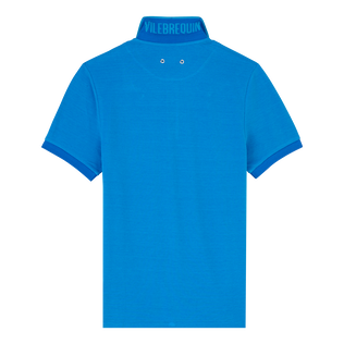 Polo de algodón de color liso para hombre Palace vista trasera