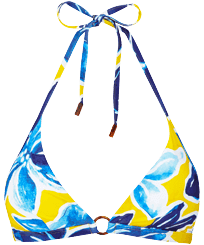 Women Halter Bikini Top Raiatea Sun front view