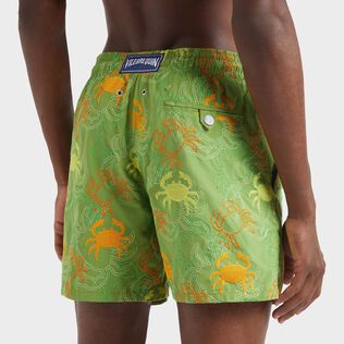 Men Swim Shorts Embroidered Crab Balloons - Limited Edition Camouplage details view 2
