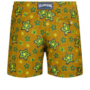 Men Swim Shorts Embroidered Stars Gift - Limited Edition Bark back view