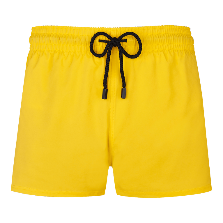 Men Swimwear Short And Fitted Stretch Solid - Man - Yellow - Size XL - Vilebrequin