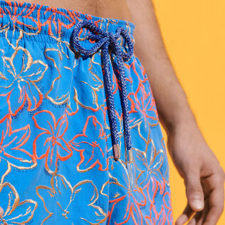 Men Swim Trunks Embroidered Raiatea - Limited Edition Earthenware details view 1
