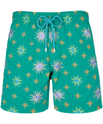 Men Swim Shorts Embroidered Sud - Limited Edition Emerald front view