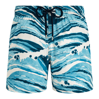 Banador elastico con estampado Wave para hombre Vilebrequin x Maison Kitsune