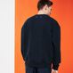 Sweatshirt en coton homme Stars Gift Bleu marine vue portée de dos