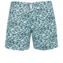 Bañador elástico con cintura plana y estampado Gulf Stream para hombre Thalassa vista frontal