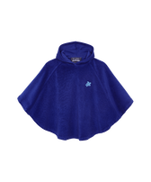 Poncho de tejido terry con bordado de tortuga para bebé Marrakech vista frontal