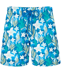 Men Swim Trunks Ultra-light and Packable Camo Seaweed Calanque front view