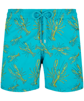 Men Swim Shorts Embroidered Lobsters - Limited Edition Curacao front view